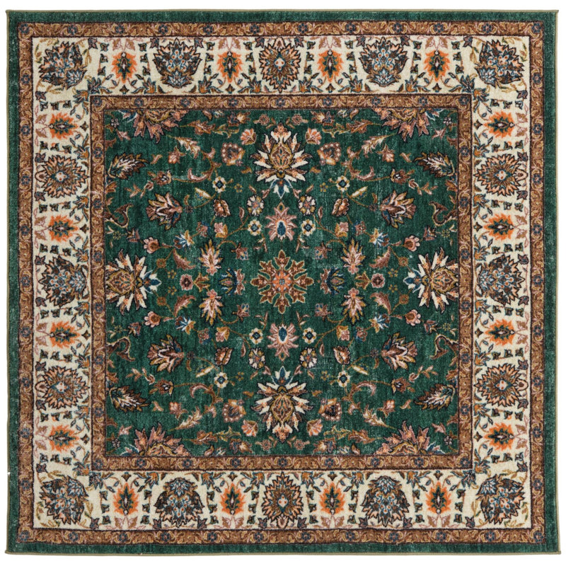 Artez Oriental Indoor Rug, Square 5'3"