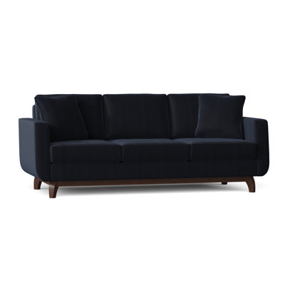 Canapé à accoudoirs carrés 85 po avec coussins réversibles Loy