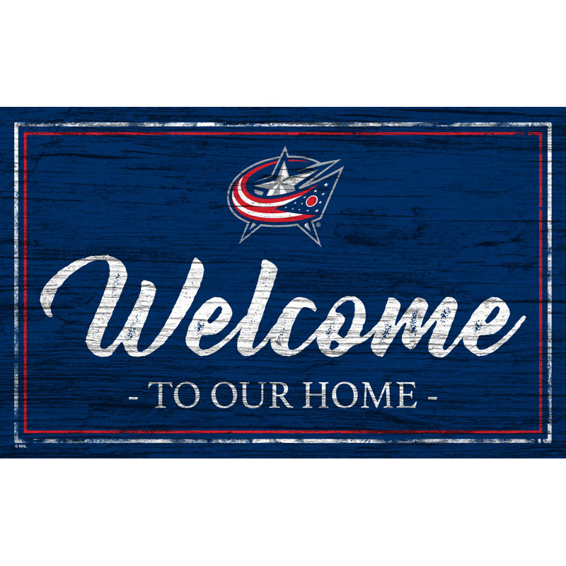 Industrial Wall Decor, Columbus Blue Jackets