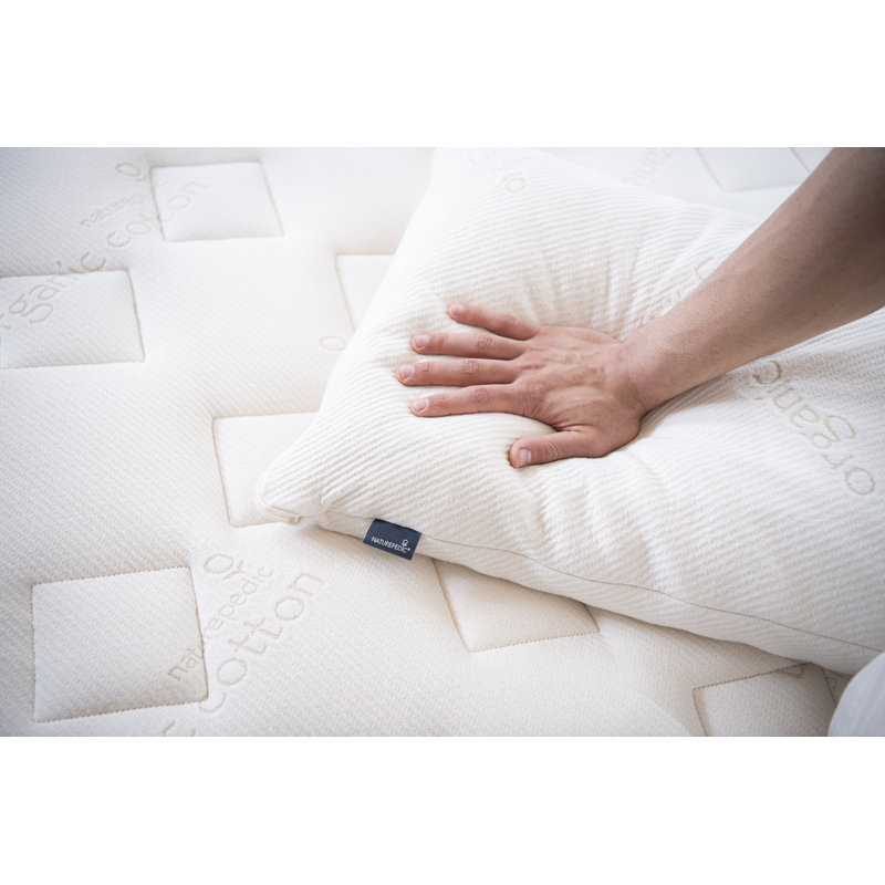 Adjustable Organic Latex Pillow, Queen, Medium