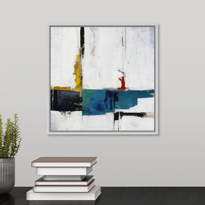 Stroke of Luck I par Sydney Edmunds - Ensemble de 1 reproduction carrée sur toile