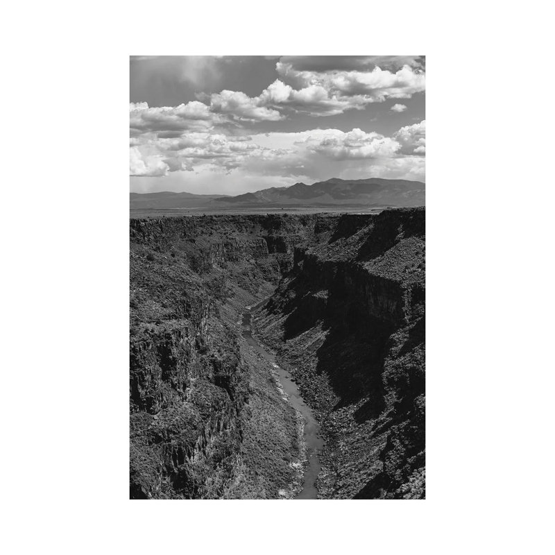Rio Grande Gorge IV by Bethany Young - Print on Canvas, 152.4cm H x 101.6cm W x 3.81cm D, Wrapped Canvas