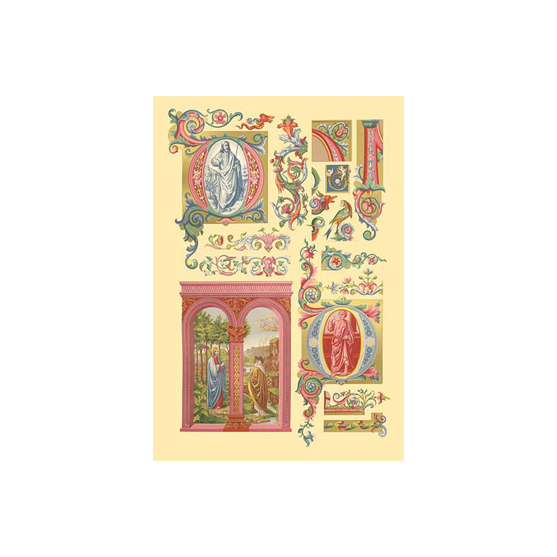«Renaissance Design with Chiffres» par Auguste Racinet, impression