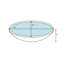 16" Round Hammered Copper Prep Sink in Nickel w/ 3.5" Drain Opening