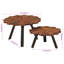 Downard Three Leg Coffee Table