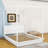 Derel Wood Canopy Platform Bed with Support Slats and LED Light-613211088