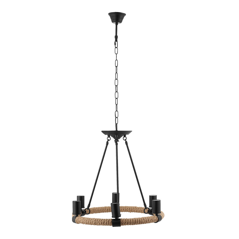 Ells 6 - Light Candle-Art Chandelier