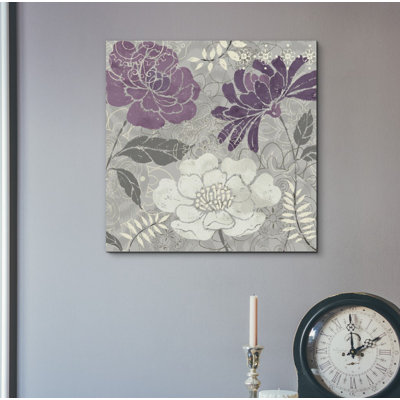 'Morning Tones Purple II' by Daphne Brissonet, Canvas Wall Art