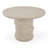 Sosso - Modern Beige Round Concrete Dining Table