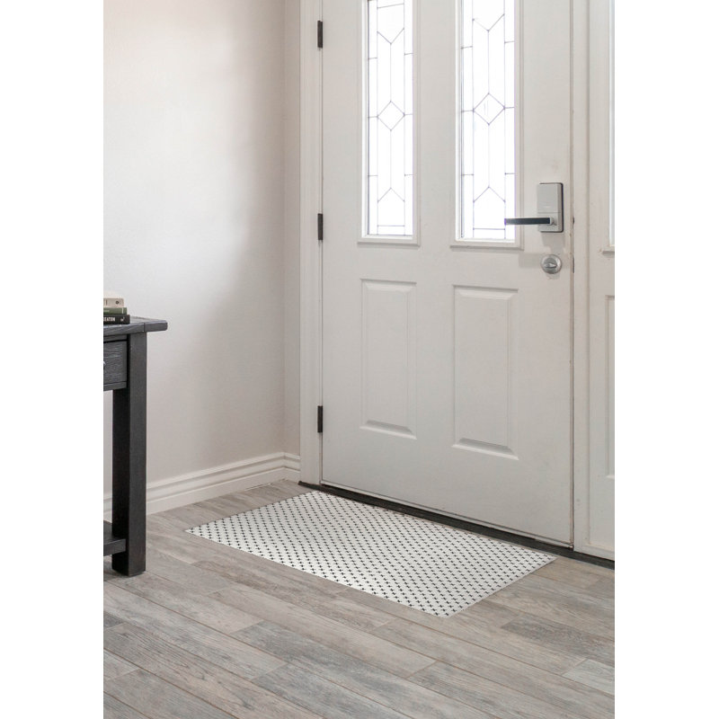 Paillasson Criss Cross, L 24 po x L 36 po, Ivoire ivoire