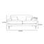 Canapé moderne simple en tissu d'ameublement en suède-761977397-761977399