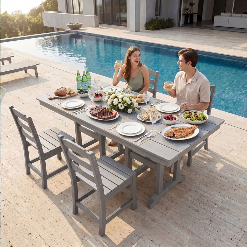 Chaises de patio Edrosie Inc, Gris