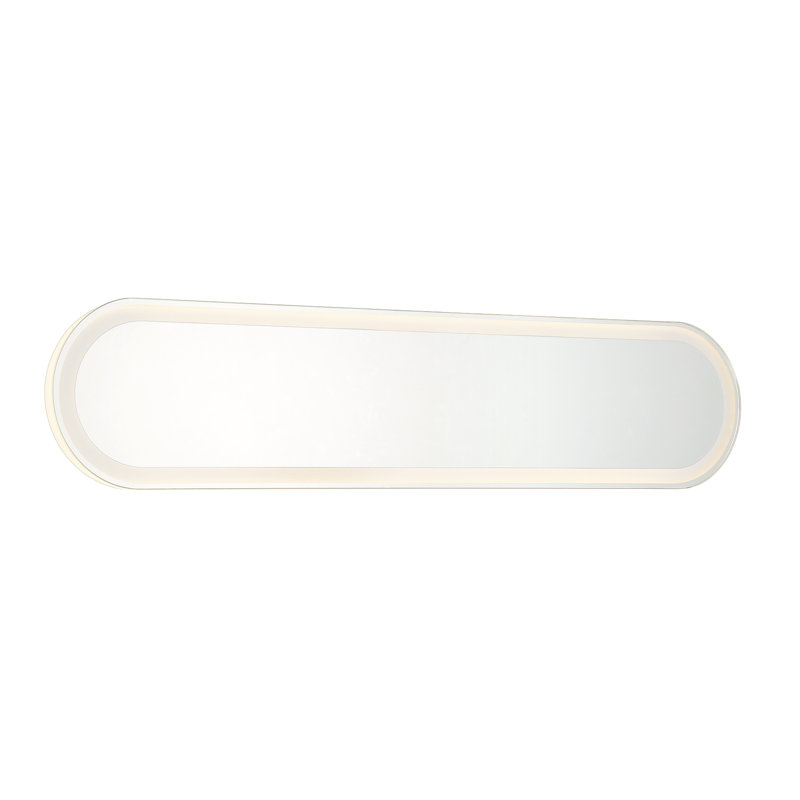Wrought Studio™ LED Backlit Mirrors - In White Finish, 6.75" x 30"