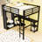 Metal Loft Bed with Wardrobe and Desk,Shelves-1272760822-1272760817