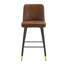 Tabouret de bar en suède