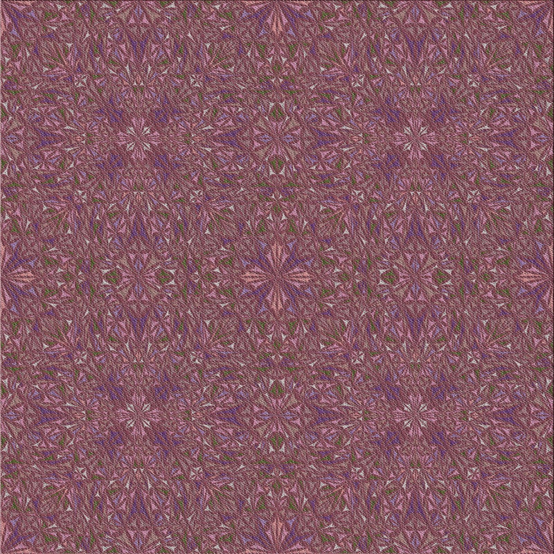 Tapis rose, Carré 5 pi