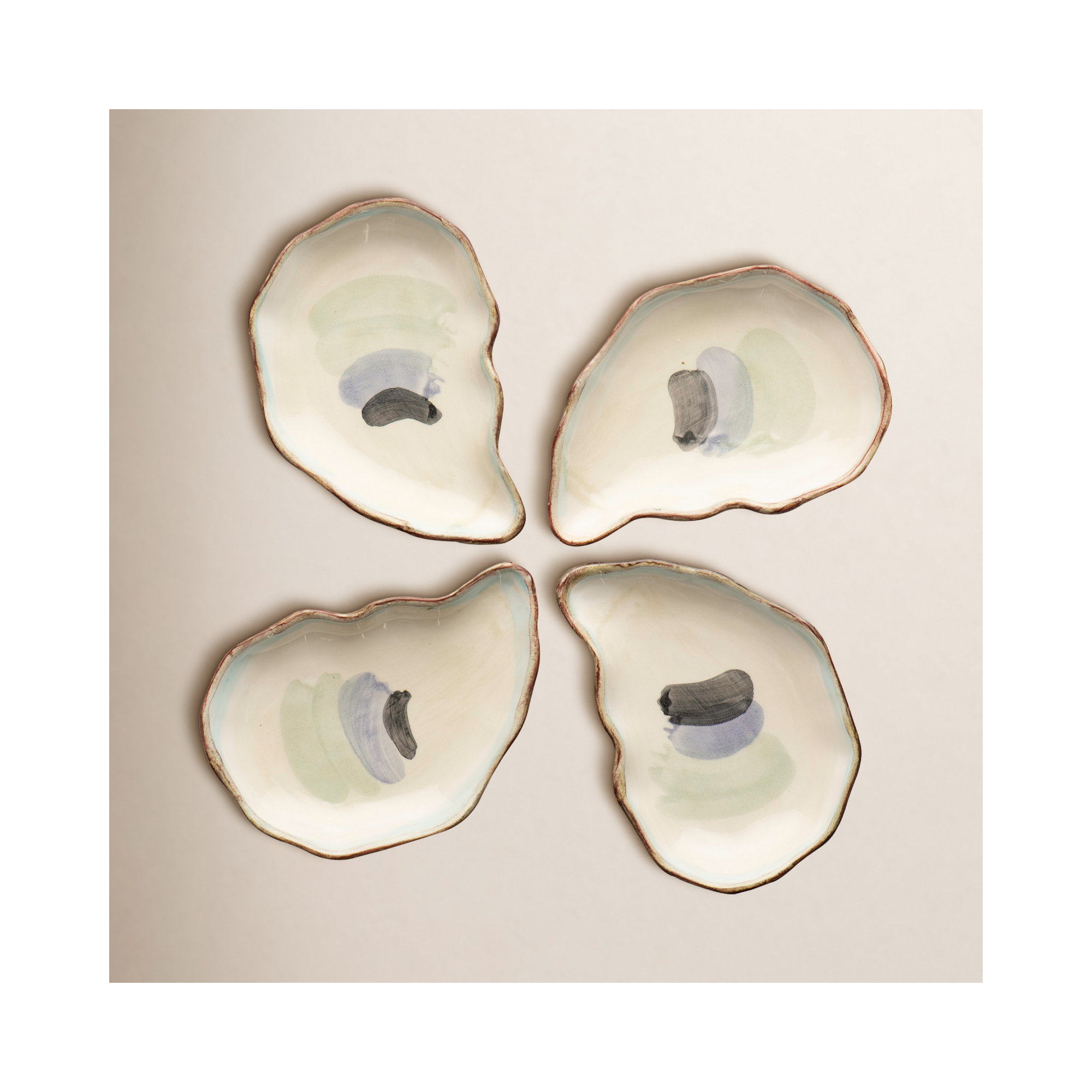 Seaside Small Oyster 6.5" Bread Plate