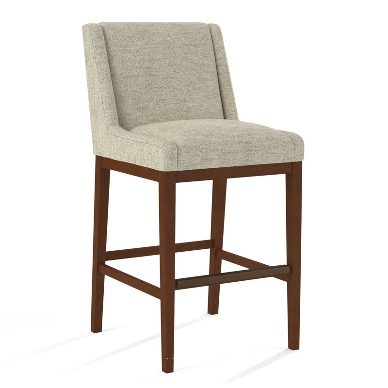 Upholstered Stool, 61558-61, English Saddle