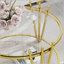 Table basse de luxe moderne en or 31,5 po, couronne en acier inoxydable, centre de table en verre trempé transparent de 8 mm