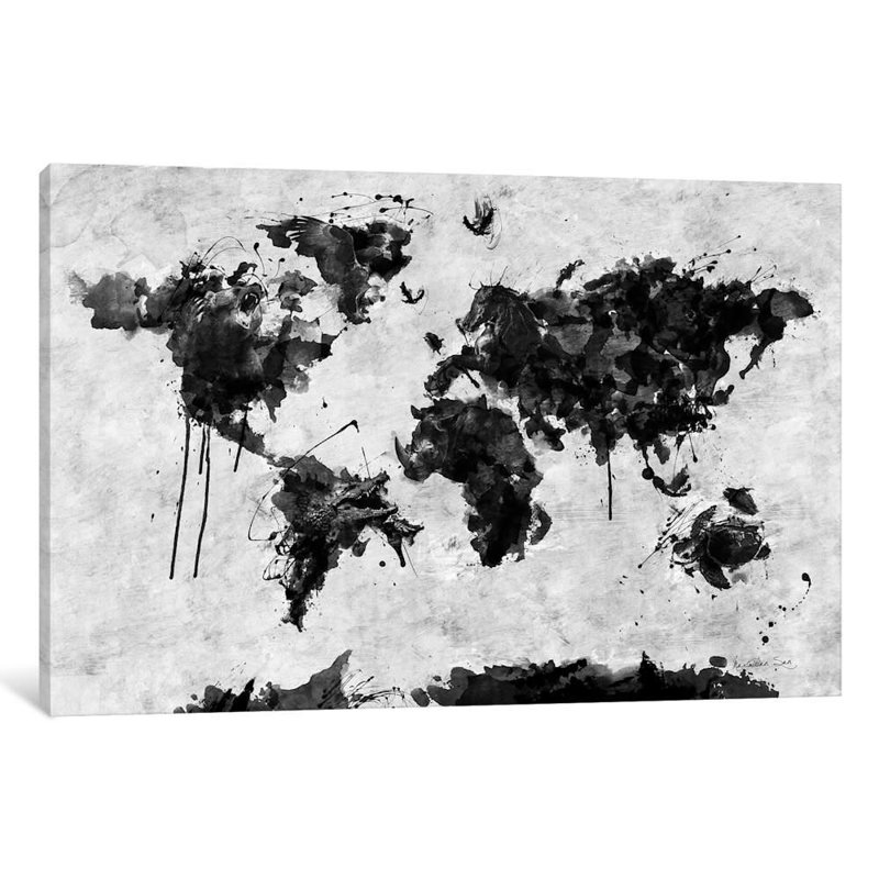Wild World by Diego Tirigall - Wrapped Canvas Painting, 152.5 cm H x 101.5 cm W