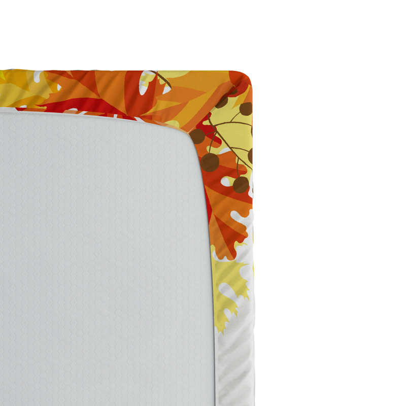 Microfiber Floral Fitted Sheet, Full Fitted Sheet