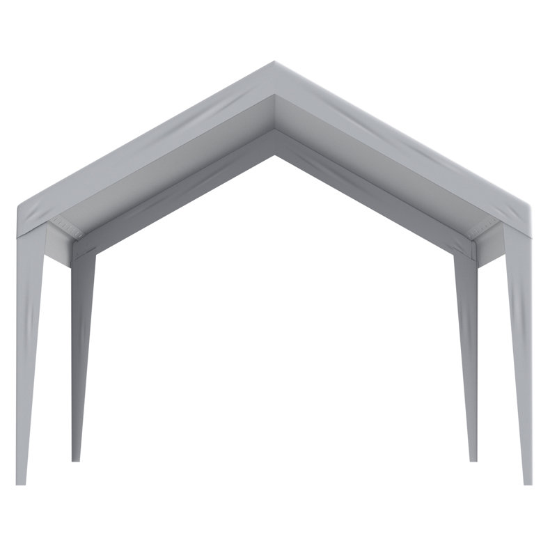 Auvent de remplacement pour tente de fête, Gris, H 116,04 po x l 144 po x P 240 po