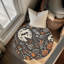 Tapis tressé Eerie & Flat-1871622557