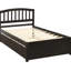 Lit plateforme simple avec lit gigogne - Bois massif pour une configuration de chambre à coucher fiable-121015439