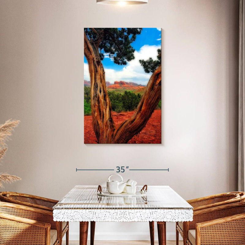 Aime Desert Reds, 45" H x 30" W