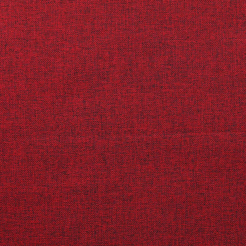 Coussin décoratif à rayures, H 12 po x l 20 po, Noir / rouge, Polyester