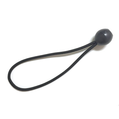 Ball Bungee 8-Inch Cord, Cord is 16-inches Stretched and 3/4-inch Plastic Ball, 25pk