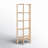 Peach Etagere Storage Bookcase
