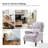 Ariany Floral Polyester Manual Reclining Chairs with Nailhead Trim-842269337
