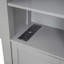 Grand lit en bois avec armoire tout-en-un, tablette et prises, lit gigogne simple TG-109914522