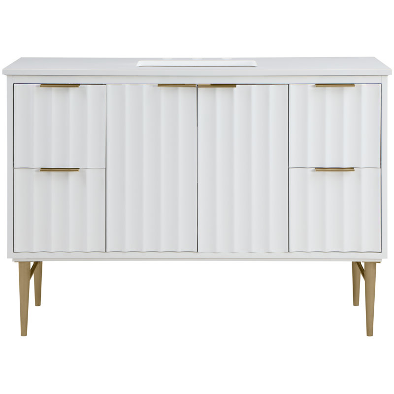 Ensemble de meuble-lavabo Mihai, Or