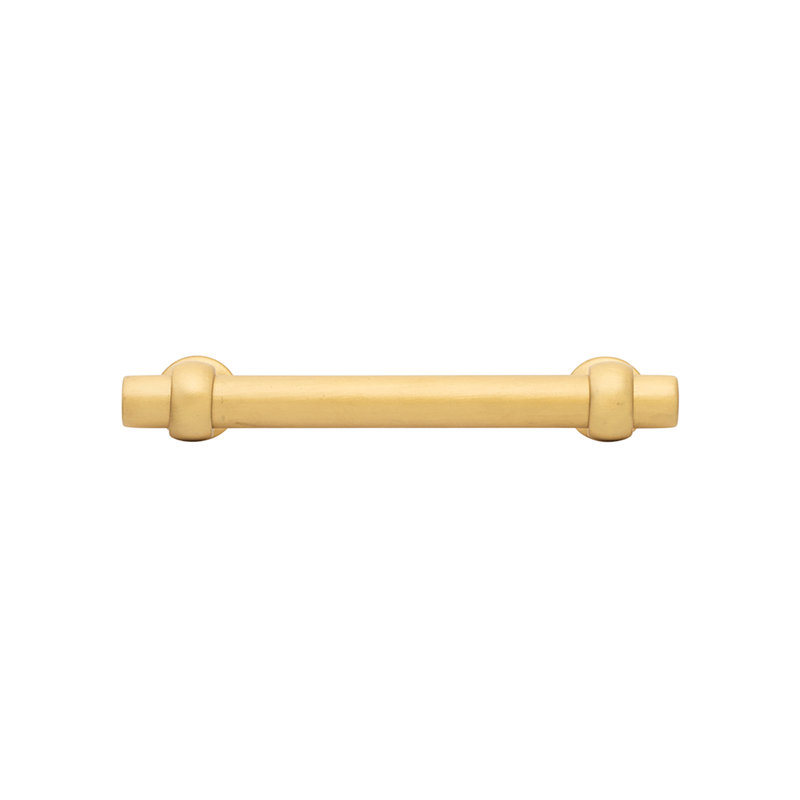 Ostia Collection Pull, Brushed Golden Brass, 3 3/4"
