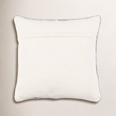 Alain Embroidered Cotton Blend Throw Pillow