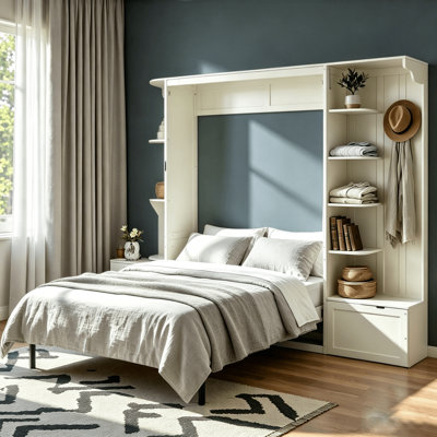 Murphy Bed with Storage and Lights