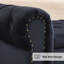 Banc de rangement en velours 66,9 po-1040864215