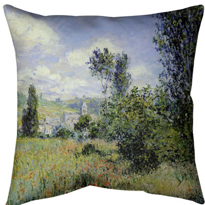 Housse de coussin claude monet path