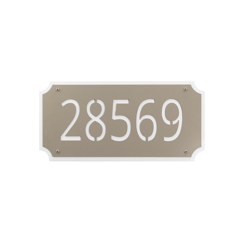 Princeton Flush Mount One Line Wall Mount, White/Taupe