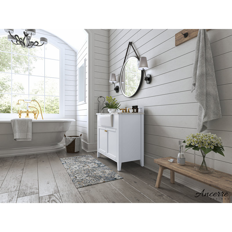 Adeline 36'' W Single Vanity, White