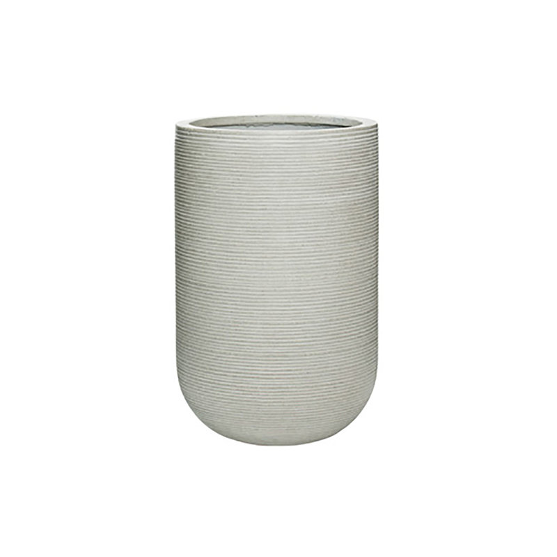 Hollis Pot Planter, 27.5" H x 16" W x 16" D, Light Gray