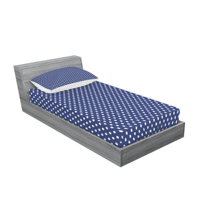 Microfiber Polka Dots Sheet Set