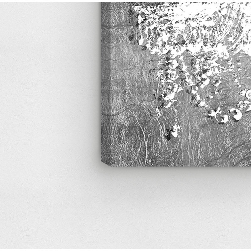Dramatic Entrance " Dramatic Entrance Chrome " by Oliver Gal, 36" H x 54" W, Wrapped Canvas