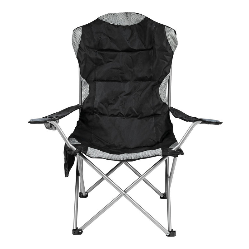 Botakoz Folding Camping Chair, Black