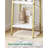Ladder Shelf, Bookshelf Bookcase, Freestanding Corner Storage Shelve with 2 Hooks for Home Office, Living Room, Kitchen, Bedroom, Industrial-396517949-390244767