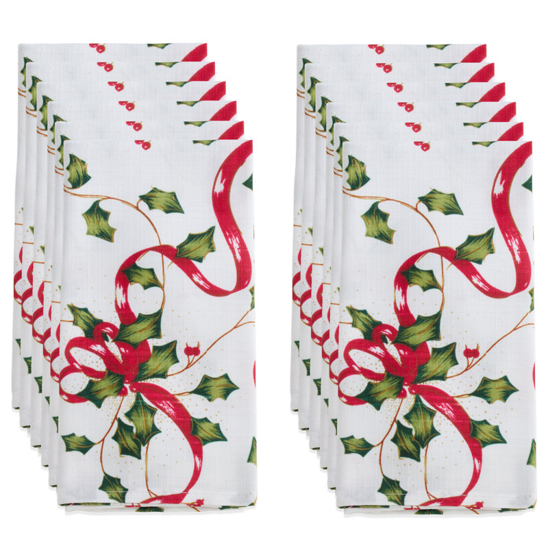 Savell Polyester Floral Square Napkin