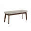 Ensemble de table rectangulaire Mid-Century 6 pièces