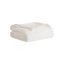 1 PC Twin Blanket, Micro- herringbone White